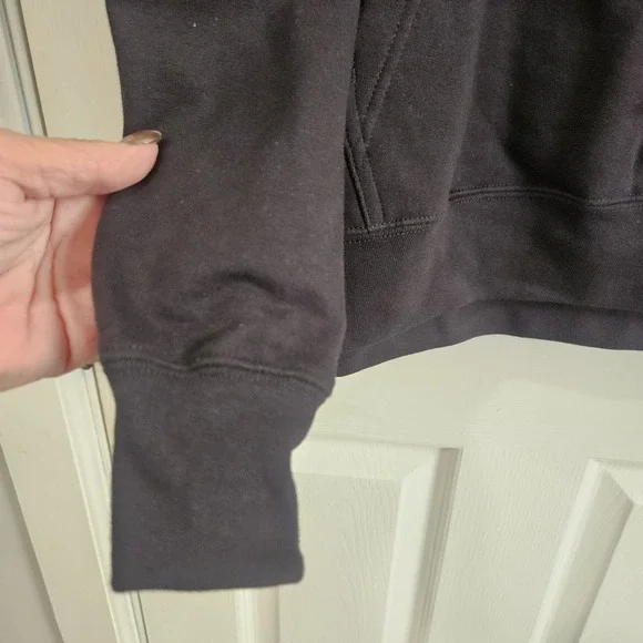 Port & Co New York Distressed-look Black Hoodie - Size XL - NWOT - Picture 7 of 11